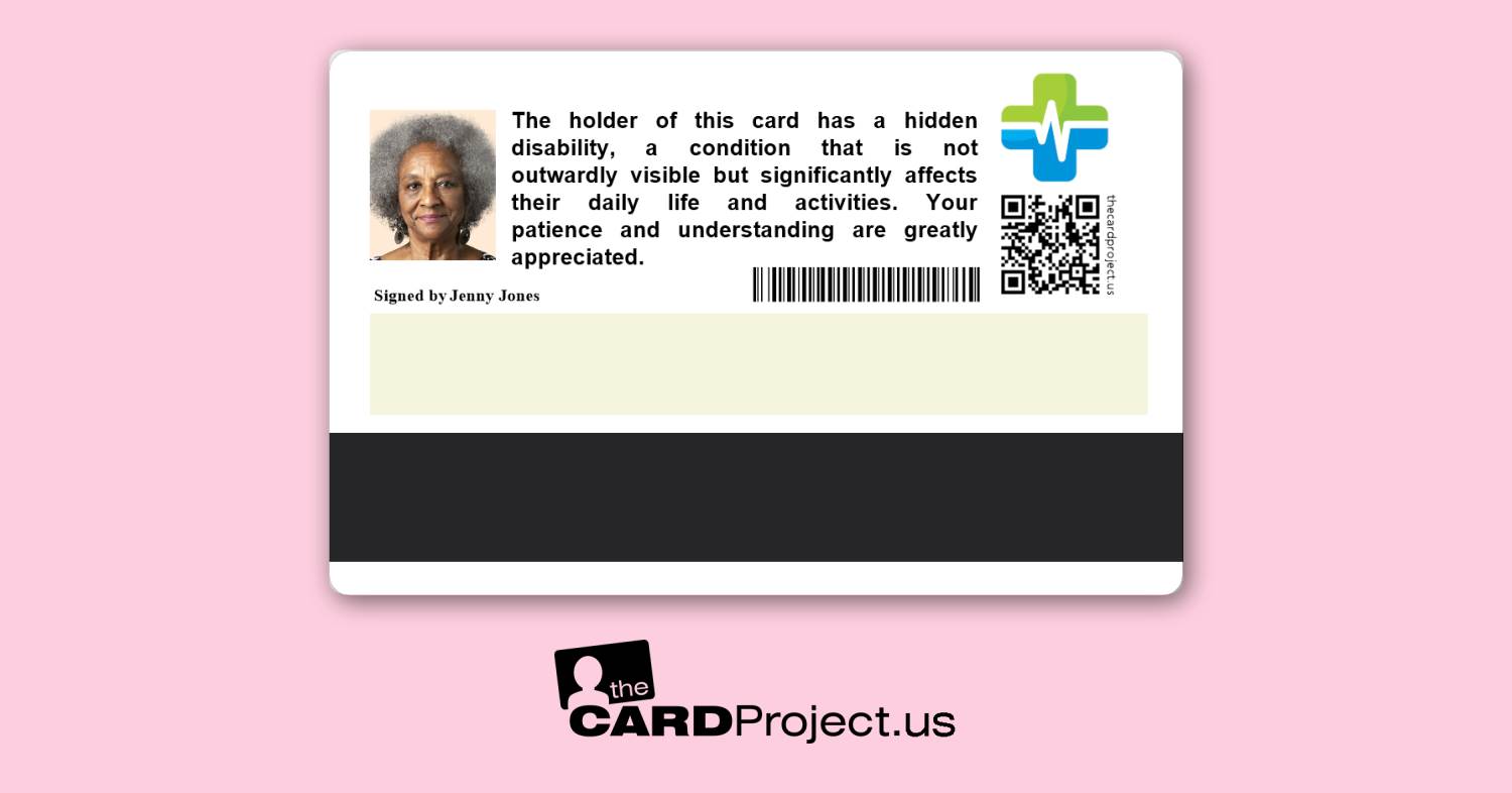 Hidden Disability Premium Medical Card (REAR)